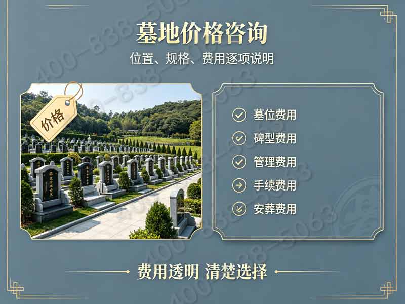 天慈墓园微型单人墓碑一次性付款享折扣，全套基础服务打包：价格透明详述服务内容